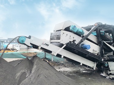 移动重型筛分站